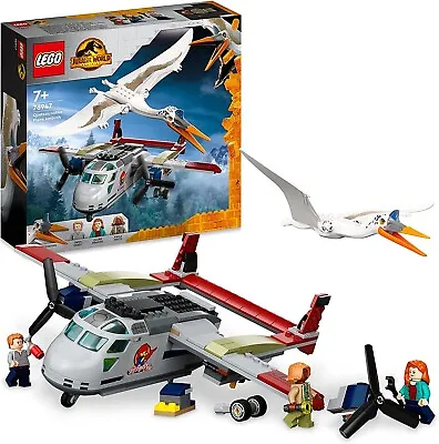 Buy LEGO 76947 Jurassic World Quetzalcoatlus Plane Ambush Set With Dinosaur Present • 42.99£