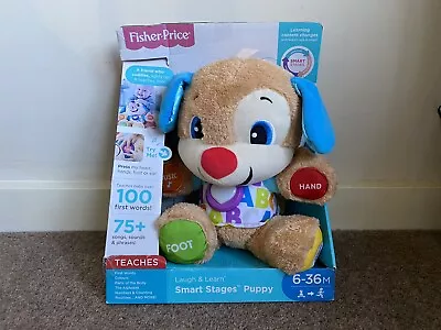 Buy Fisher Price Laugh And Learn, Smart Stages Puppy, Boxed, Original, Working, Rare • 18£