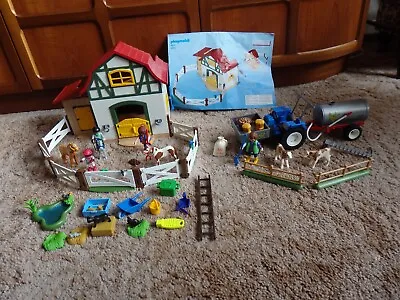 Buy Playmobil Stables Set 6927, Farm Tractor Water Tanker 70367 Figures Animals More • 18.50£