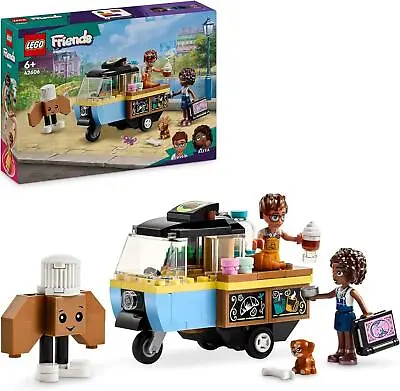 Buy LEGO Friends Mobile Bakery Food Cart Buildable Construction Set 42606 • 11.99£