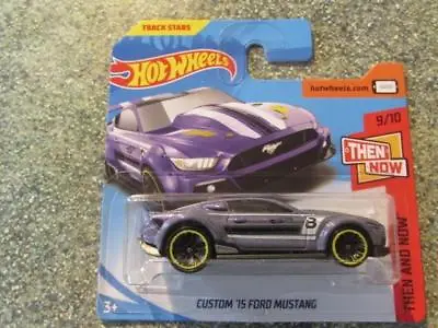 Buy Hot Wheels 2018 #199/365 CUSTOM 2015 FORD MUSTANG Purple HW Then And Now • 3.48£