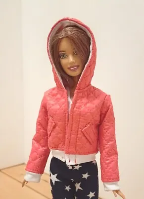 Buy  Barbie Dolls Clothing, Jacket / Coat With Hood Handmade  • 12.49£