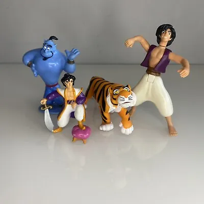 Buy Disney Aladdin Figures Bundle X4 Mattel 1992-1993 Toys Vintage Tiger Genie MORE • 13.99£