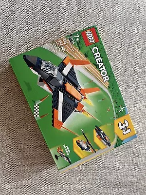 Buy Lego Creator 31126 Supersonic Jet Age 7+ 215pcs Free Delivery NEW • 12.95£