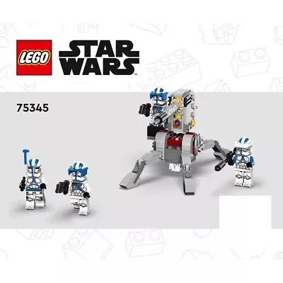 Buy LEGO STAR WARS  - Instruction Book For Set  - 501st Clone Troopers Battle Pack • 3.95£