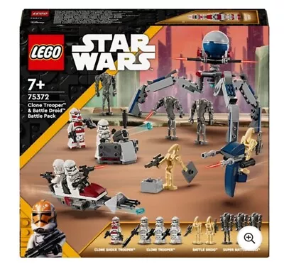 Buy LEGO Star Wars Clone Trooper & Battle Droid Pack 75372 BNIB • 19.97£