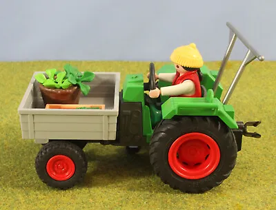 Buy Playmobil 4497 Complete Set Farm Tractor With Front Cargo Area • 14£