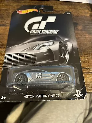 Buy Hot Wheels Aston Martin One-77 Gran Turismo 6/8 In Silver • 10£