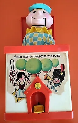 Buy Vintage Retro 1970s Fisher Price Toys Jack In The Box Puppet Working Child's Toy • 14£