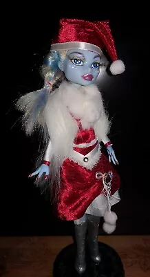 Buy 1 Monster High Doll Abbey Bominable New Face-up Xmas Outfit Christmas  • 71.02£