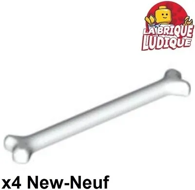 Buy LEGO - 4x Animal Long Bone Skeleton Bone White/White 92691 NEW • 1.33£