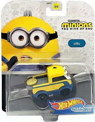 Buy Hot Wheels Minions The Rise Of Gru - Otto Character Car • 8.99£