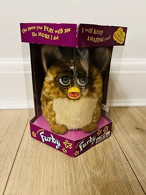 Buy Original Furby 1998 Boxed Brown And White • 80£