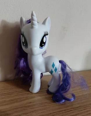 Buy My Little Pony - Rarity White Unicorn With Purple Hair (G4) 2016 Height=16cm • 8.50£