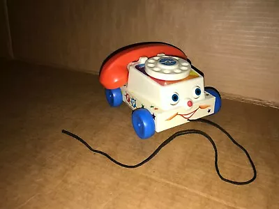 Buy Fisher Price Chatter Telephone Pull-Along Phone : Vintage Retro Style (2009) • 7.99£