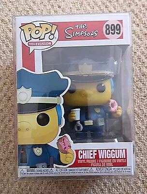 Buy Funko Pop! The Simpsons Chief Wiggum #899 NEW WITH PROTECTOR • 18£