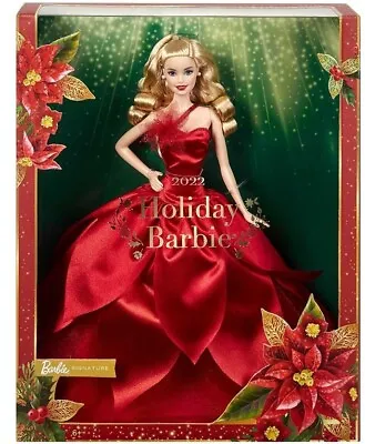 Buy BARBIE Signature 2022 Holiday DOLL HBY03 • 62.44£