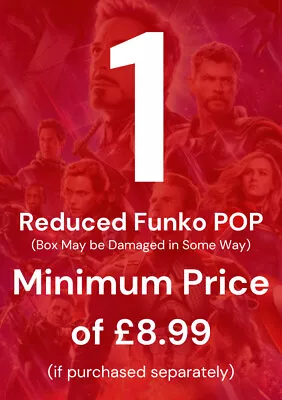 Buy Funko POP Mystery Box - 1 Damaged Box Marvel Funko POP With Protector • 7.99£