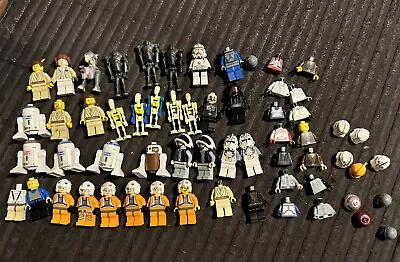 Buy Large Bundle Of Vintage Star Wars Lego Minifigures 100% Official Parts • 99.99£
