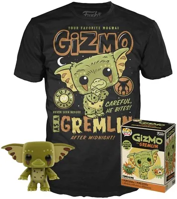 Buy Funko POP! Gizmo As A Gremlin Exclusive POP & Tee Size Small #04 • 15£