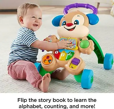 Buy Fisher Price Laugh And Learn Baby Puppy Walker Kids Toys Easter Gifts • 25.50£