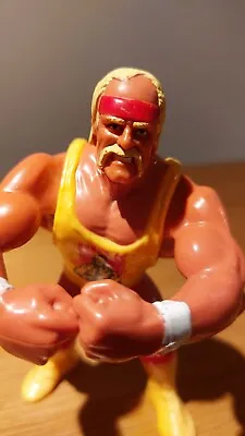 Buy Vintage WWF Hasbro Hulk Hogan Wrestling Action Figure 1991 Bear Hug • 10£