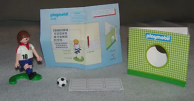 Buy PLAYMOBIL 4709 Football Figure - England + ALL ACCESSORIES VGC • 10.99£