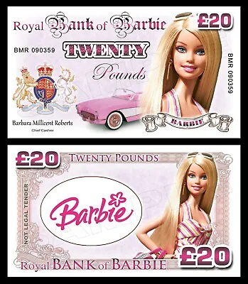 Buy Barbie Novelty Banknotes / Party Bag Fillers • 2.40£