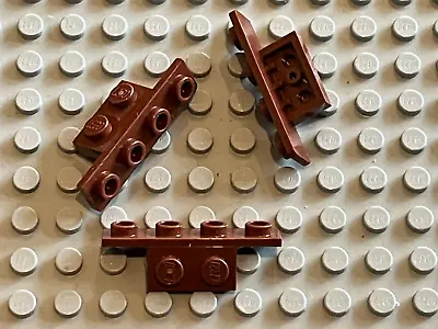 Buy 3 X LEGO RedBrown Red Brown Bracket Ref 28802 / Set 76385 75311 21344 30628... • 3.06£