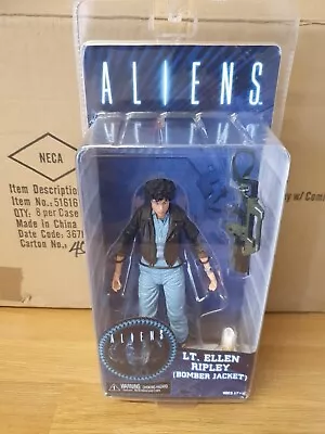Buy Aliens - LT. Ellen Ripley (Bomber Jacket) Action Figure - NECA / 2017 Brand New. • 175£