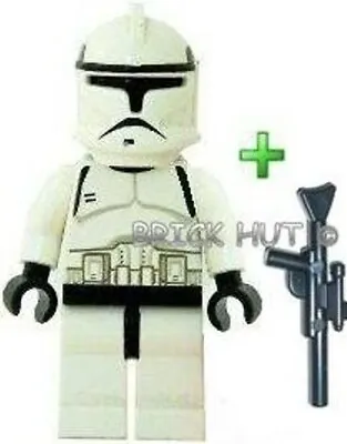 Buy Lego Star Wars Clone Trooper Ep.2 Figure + Free Blaster - 4482,7163 - 2002 - New • 24.95£