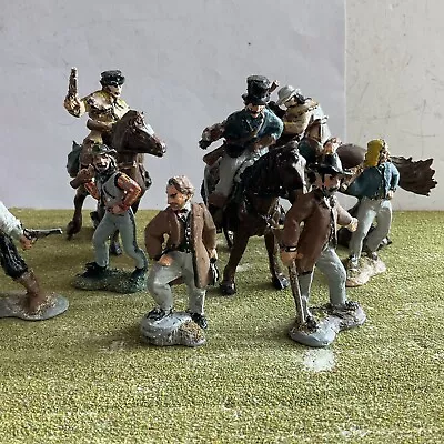 Buy Replicants Wild West Hand Painted Plastic 1/32 Cowboys, 3 Mounted & 5 On Foot. • 11.50£