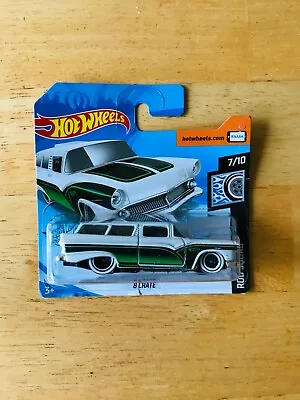 Buy Hot Wheels 8 Crate White & Green Rod Squad Mint Short Card • 3.99£