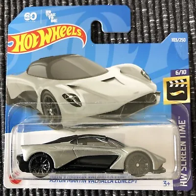 Buy Hot Wheels Aston Martin Valhalla Concept 007 No Time To Die Short Card New • 7£