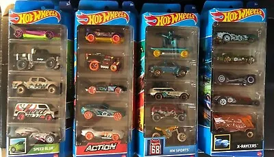 Buy Hot Wheels 5 Pack Diecast Vehicles Kids Toy Cars Mattel - Choose Pack • 9.99£