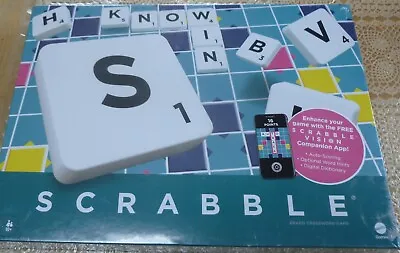 Buy Mattel Scrabble Crossword Bord Game New Sealed • 8.50£