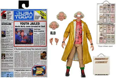 Buy NECA Back To The Future 2 Ultimate Doc Brown 7  Inch Action Figure (2015) • 38.95£