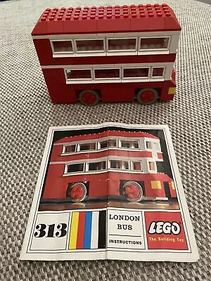 Buy Vintage Lego London Bus Set 313 With Instructions • 30£