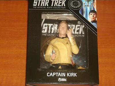 Buy CAPTAIN JAMES T. KIRK #1 Eaglemoss Star Trek Official Busts Collection 2018 • 19.99£