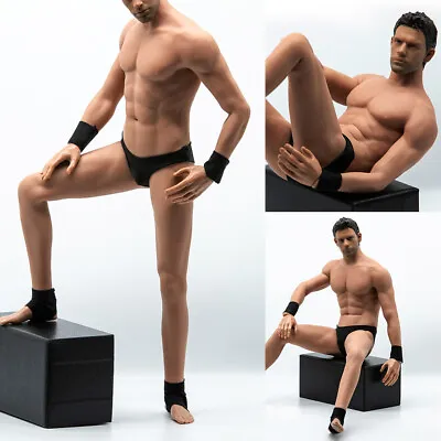 Buy 1/6 Teen Male Action Figure Body For 12  Phicen TBL Hot Toys Head Suntan Skin • 66.01£