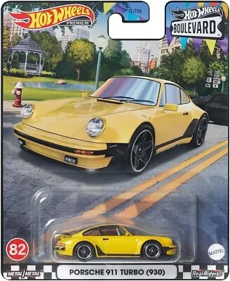 Buy Hot Wheels Premier Boulevard 2023 82 Porsche 911 Turbo (930) 1:64 Scale Vehicle • 11.98£