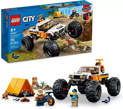 Buy LEGO City 4x4 Off-Roader Adventures 60387 Building Kit 252 Pieces SHIPS TODAY • 38.42£