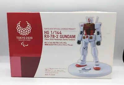 Buy Bandai Hg 1/144 Rx-78-2 Gundam Tokyo 2020 Paralympic Games Emblem Model Kit Ltd • 55£