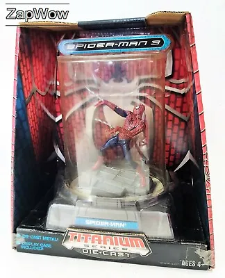 Buy SPIDERMAN-3 2007 Titanium Series Action Figure Diecast Marvel Hasbro Galoob 07 • 39.99£