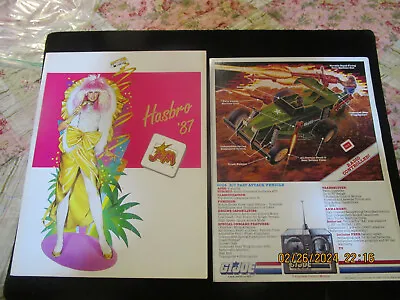 Buy 1987 HASBRO Toy Sales Catalog W/ GI JOE Sales Flier Battle Beasts Transformers + • 528.40£