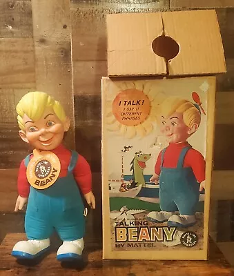 Buy 1962  BEANY & CECIL  Clampett MATTEL  TALKING BEANY DOLL  In BOX With TAG- Works • 217.85£
