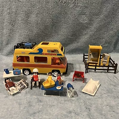 Buy Vintage Playmobil Camper Van Playset • 14£