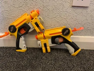 Buy 2x Nerf Strike EX3 Laser Gun With 20 Free Bullets Tested And 100% Working XMAS • 14.99£