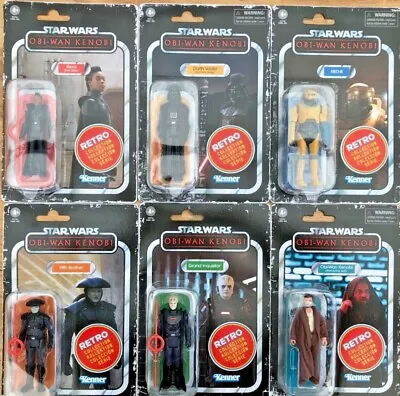 Buy Star Wars 3.75  Action Figures Obi-Wan Kenobi All 6 F4201 New Joblot Bundle • 29.95£