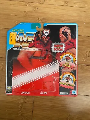 Buy Wwe The Legion Of Doom Hasbro Wrestling Figure Backing Card Wwf Road Warriors • 34.99£